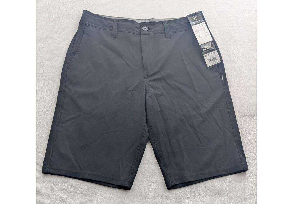 O'Neill Hybrid Shorts Mens Size 30 Reserve Light Check Below Knee 21" NWT